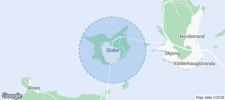 Giske Airbnb map